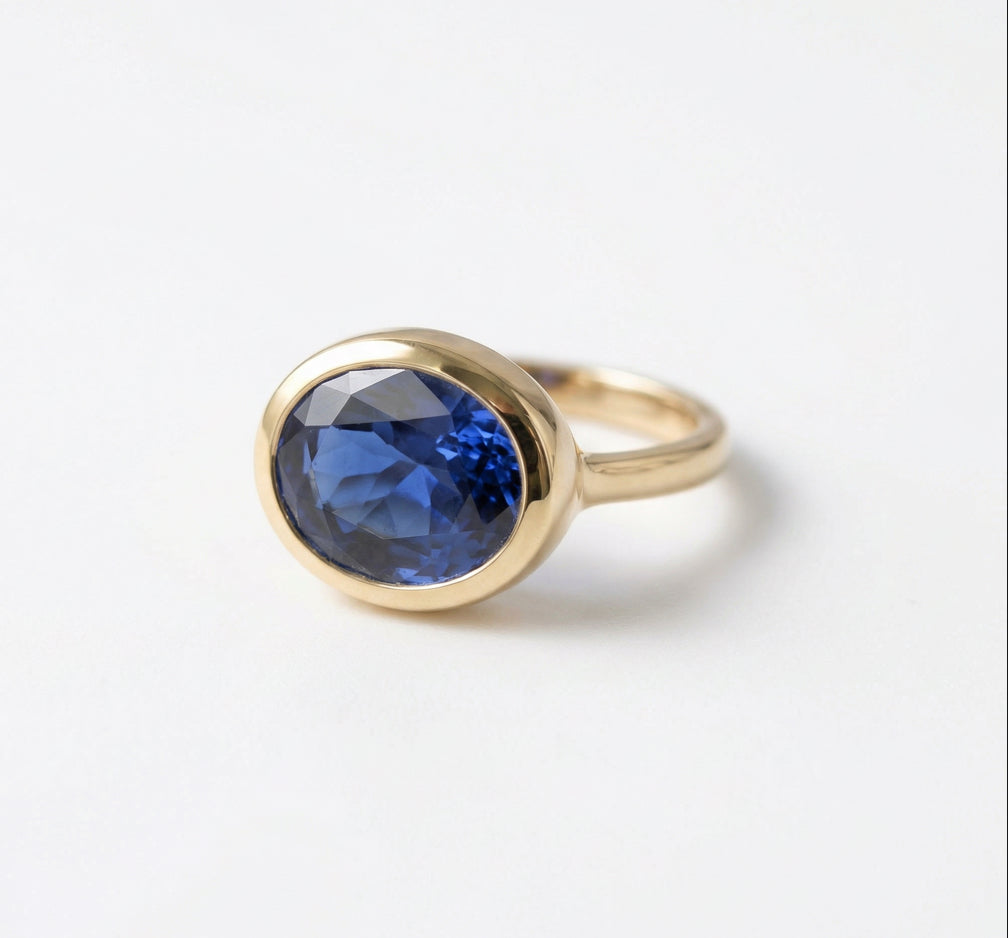 Tanzanite Signet Ring