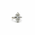 Platinum Marquise Diamond Ring