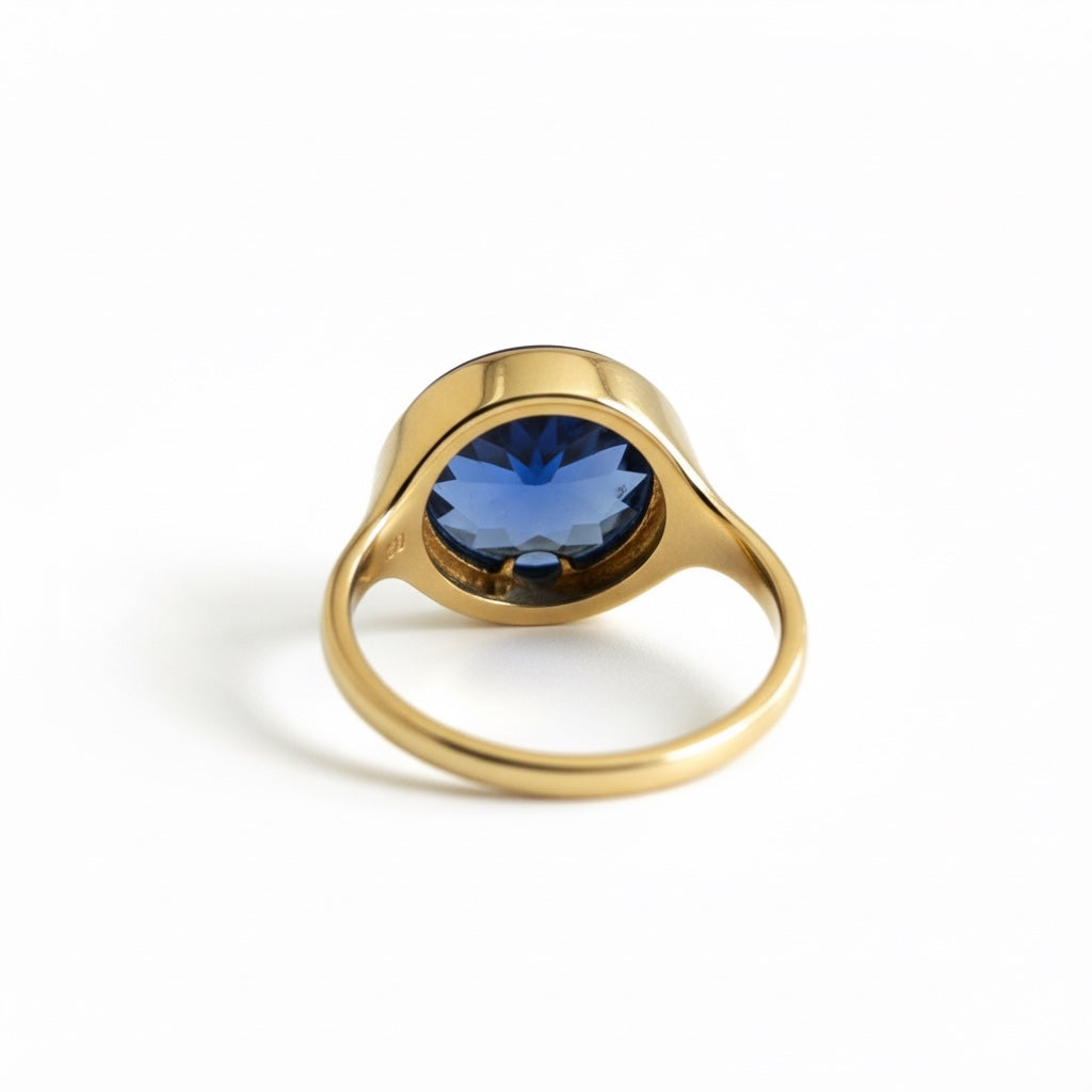 Tanzanite Signet Ring