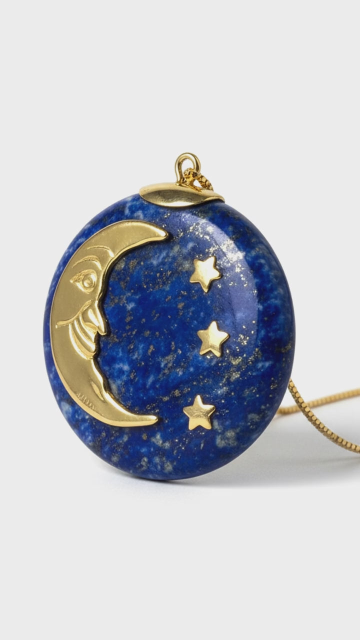 Jealous Of The Moon Lapis lazuli pendant